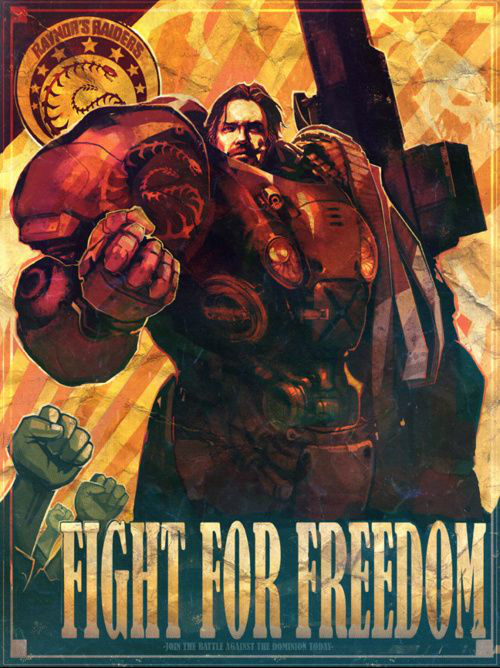 Fight for Freedom poster with Jim Raynor